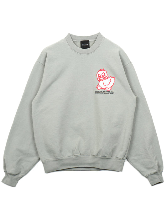 24 Hours A Day Crew Neck Sweat sage