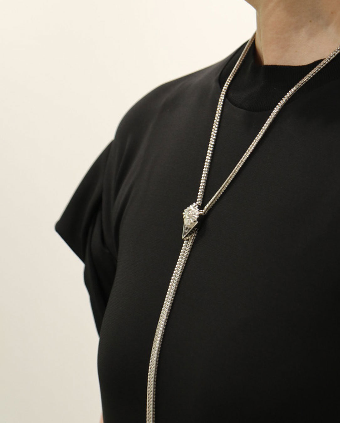 Concho Loop Tie silver