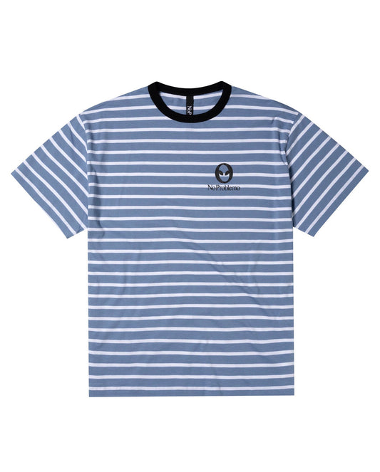 Breton Stripe SS Tee navy