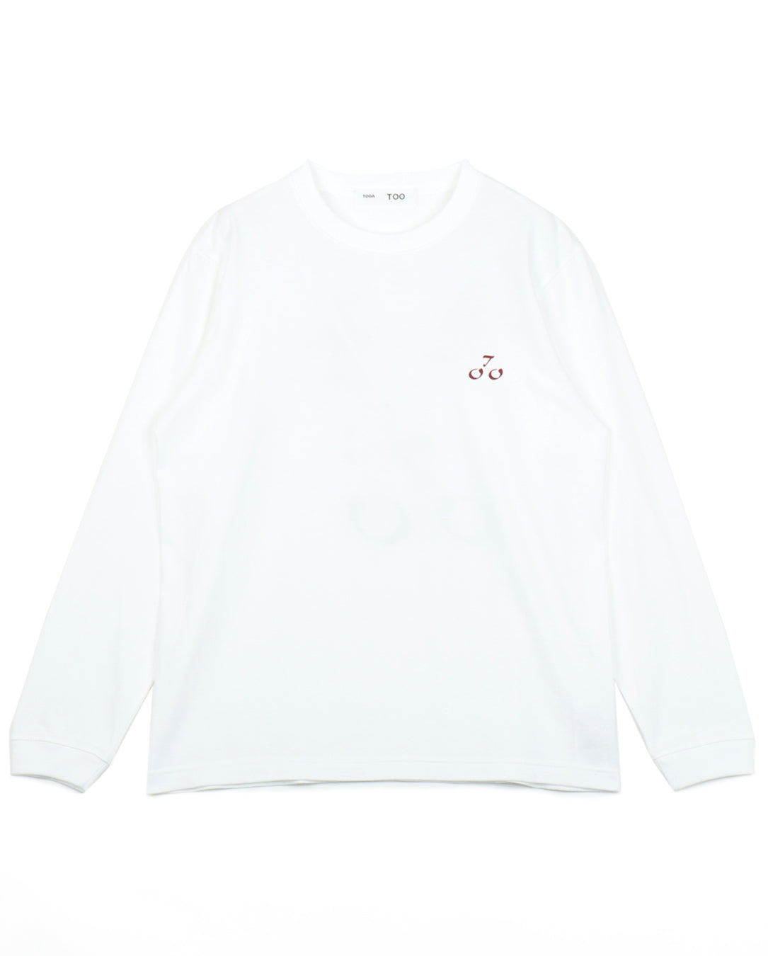 Print Jersey LS white