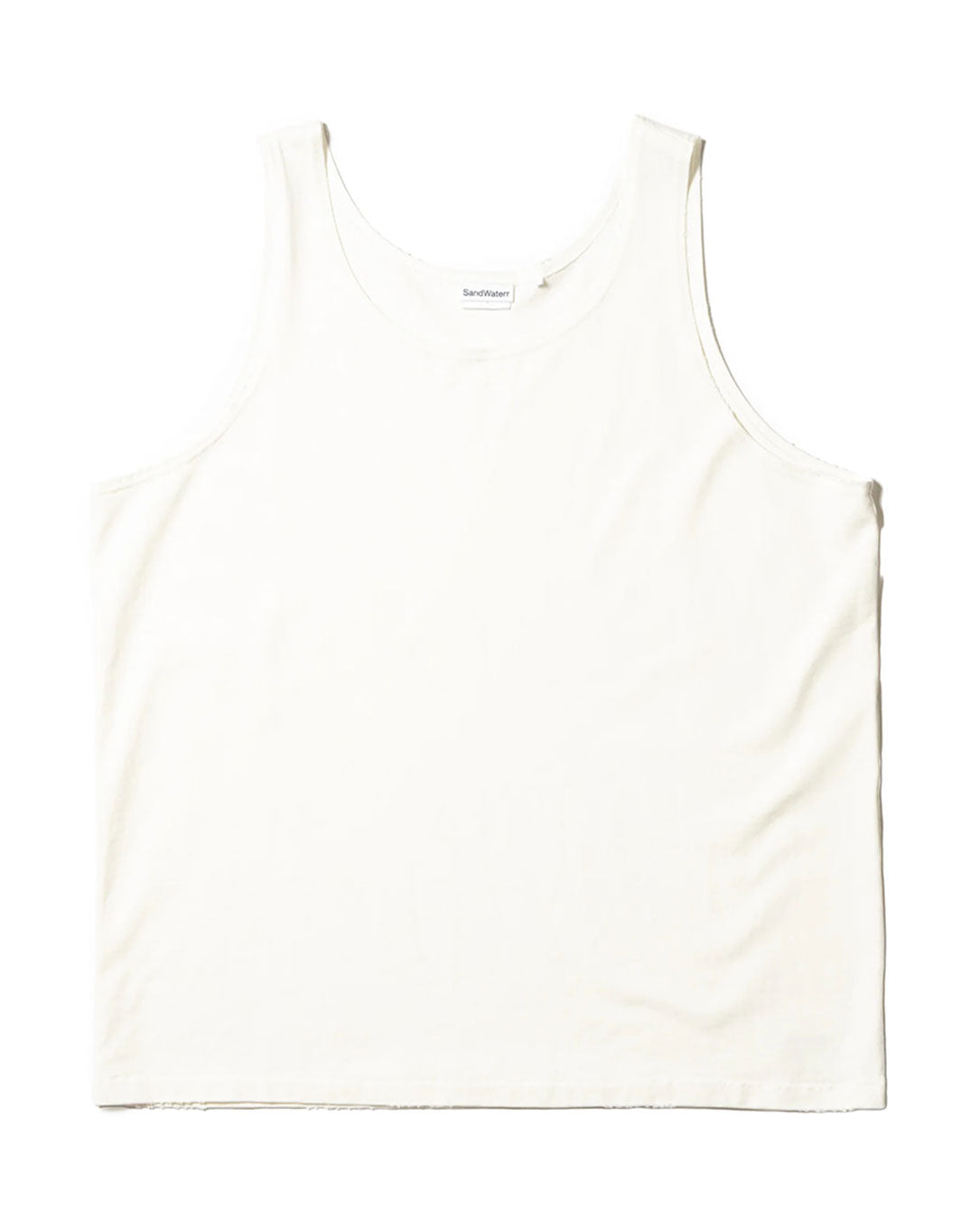 Organized Baggy Tank Top white