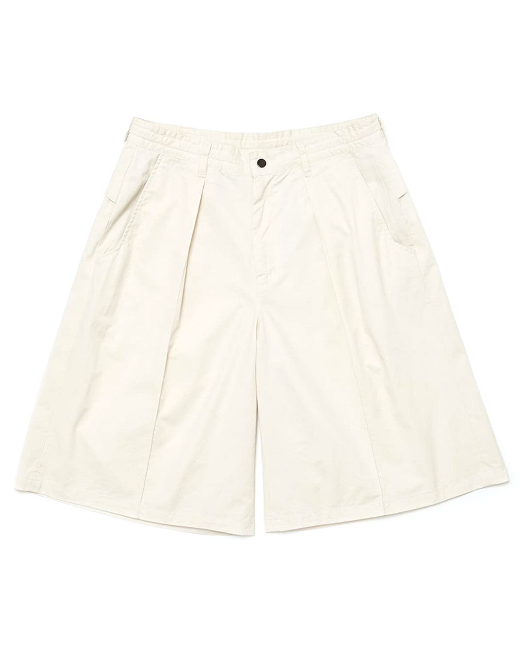 Cotton Twill Over Sized Bermuda Short stone beige