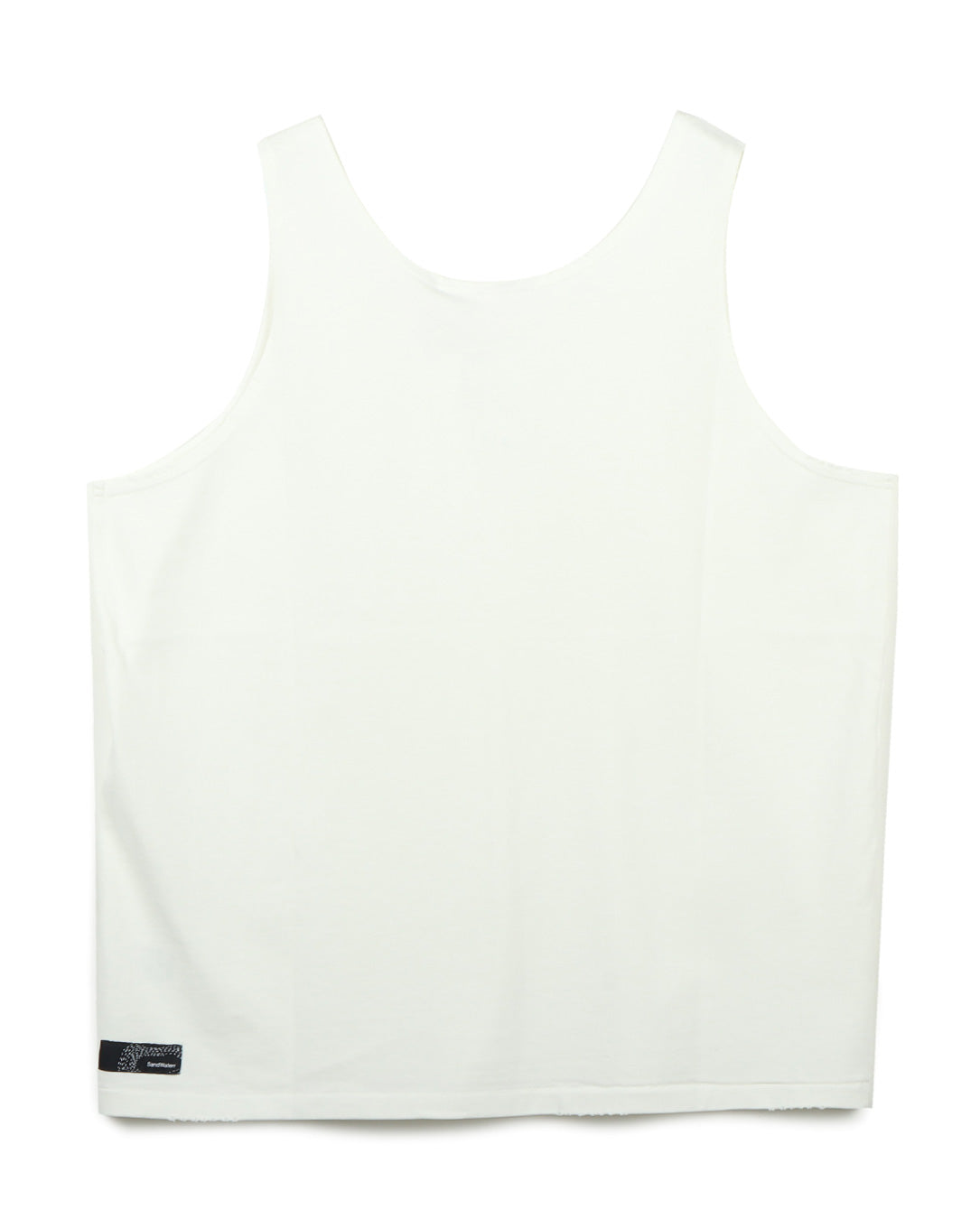 Organized Baggy Tank Top white