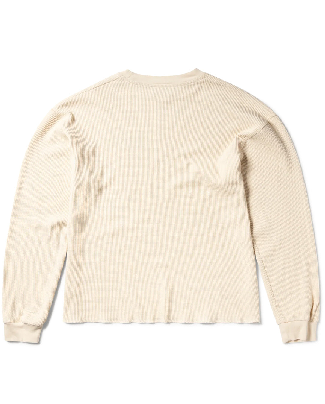 Waffle LS Tee white