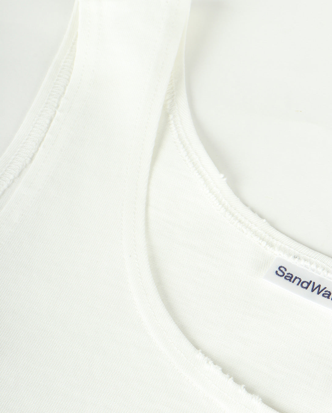 Organized Baggy Tank Top white