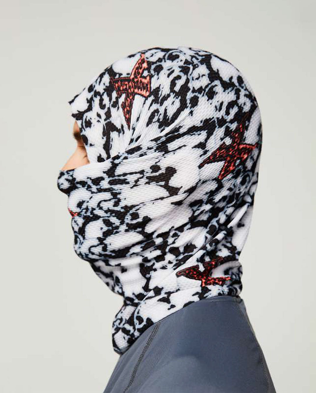 Head Gaiter boneyard white