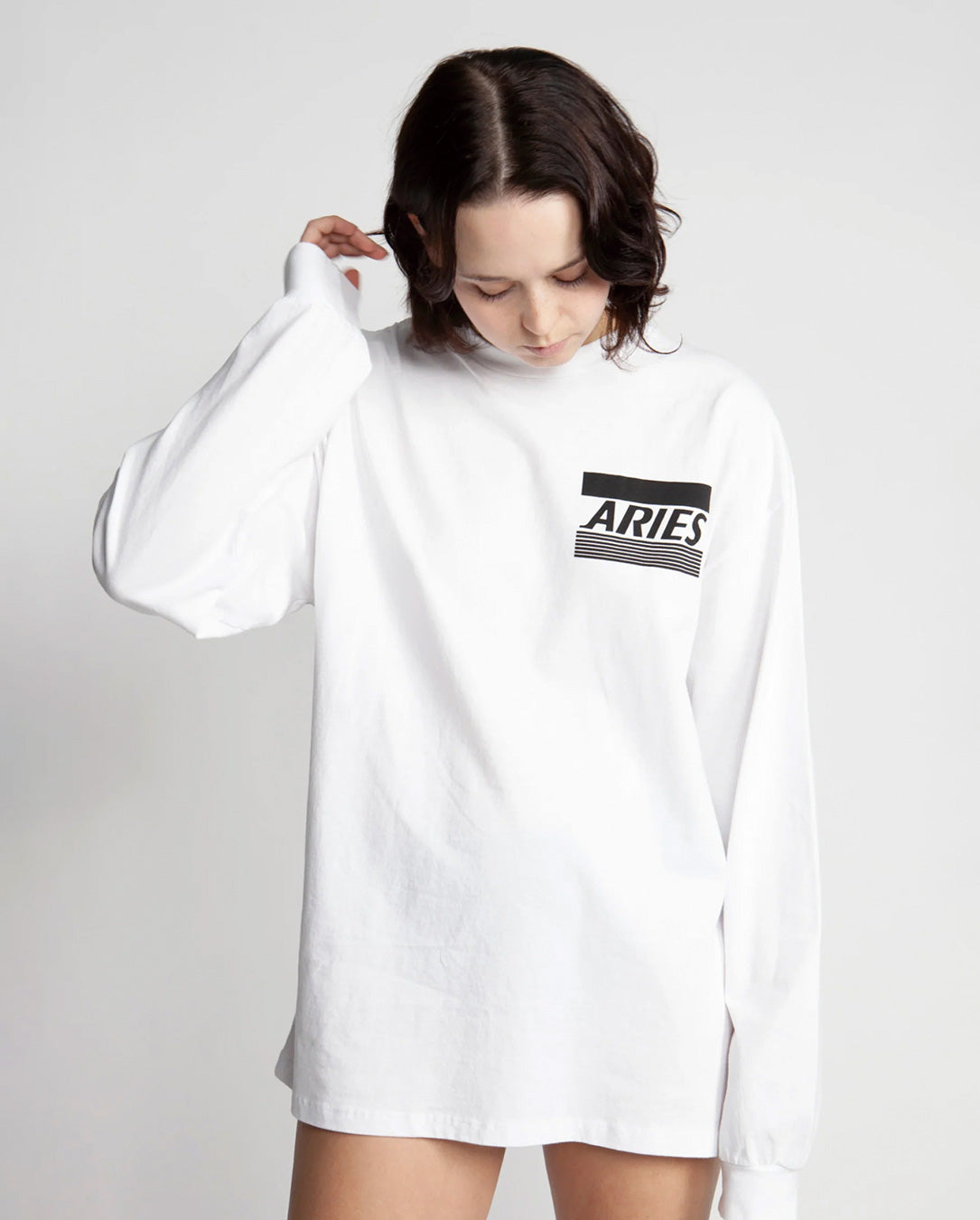 Credit Card LS Tee white