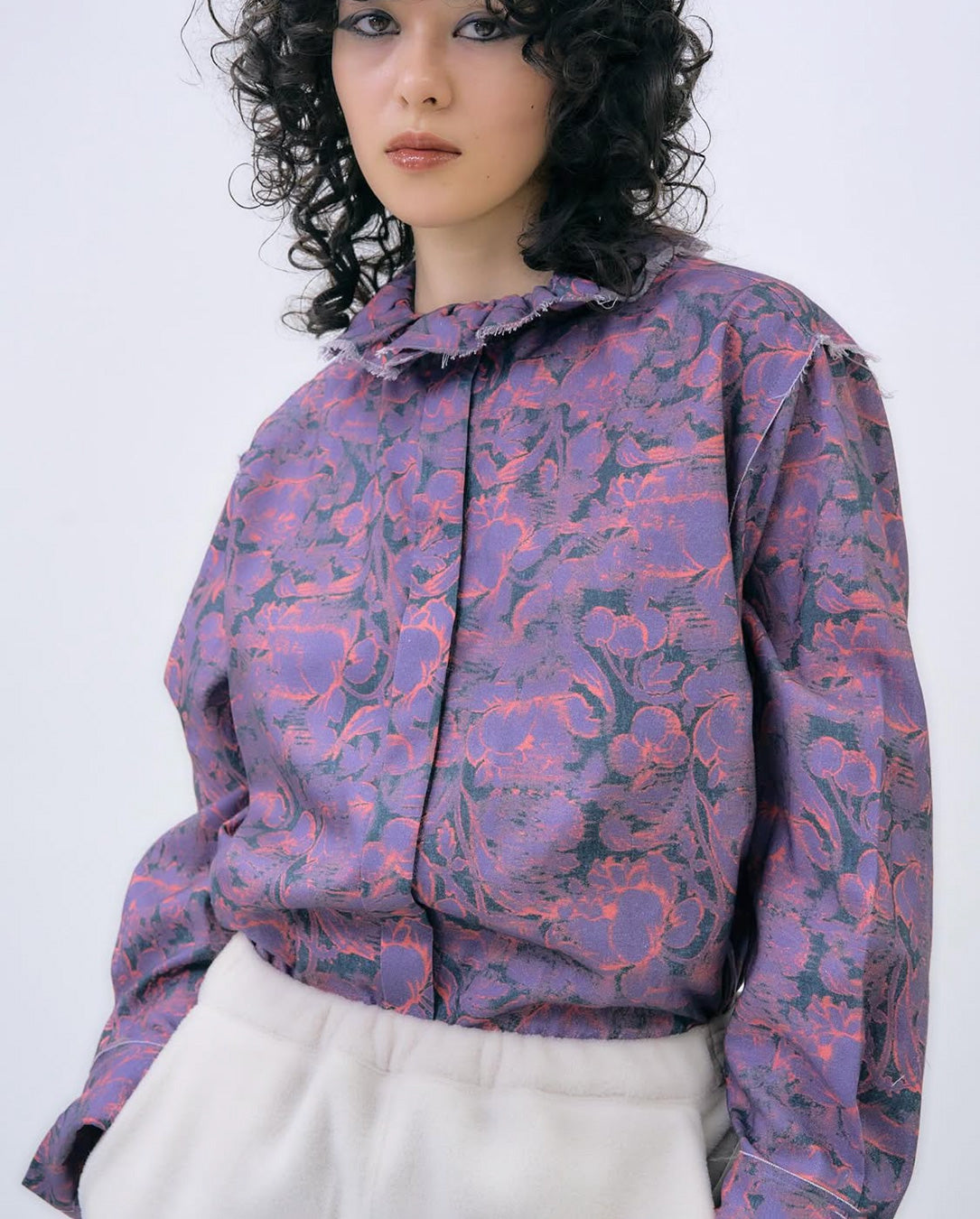 Wool Fleece Pants off white