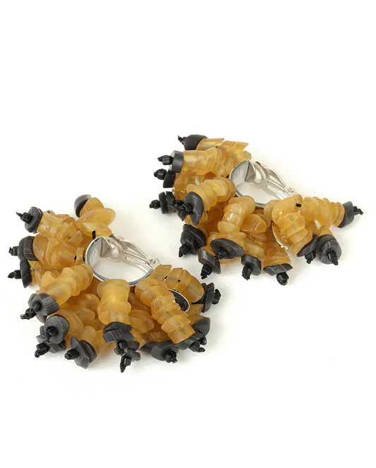 Beads Earrings beige