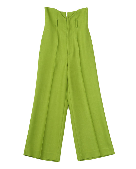 Rayon Polyester Pants lt green