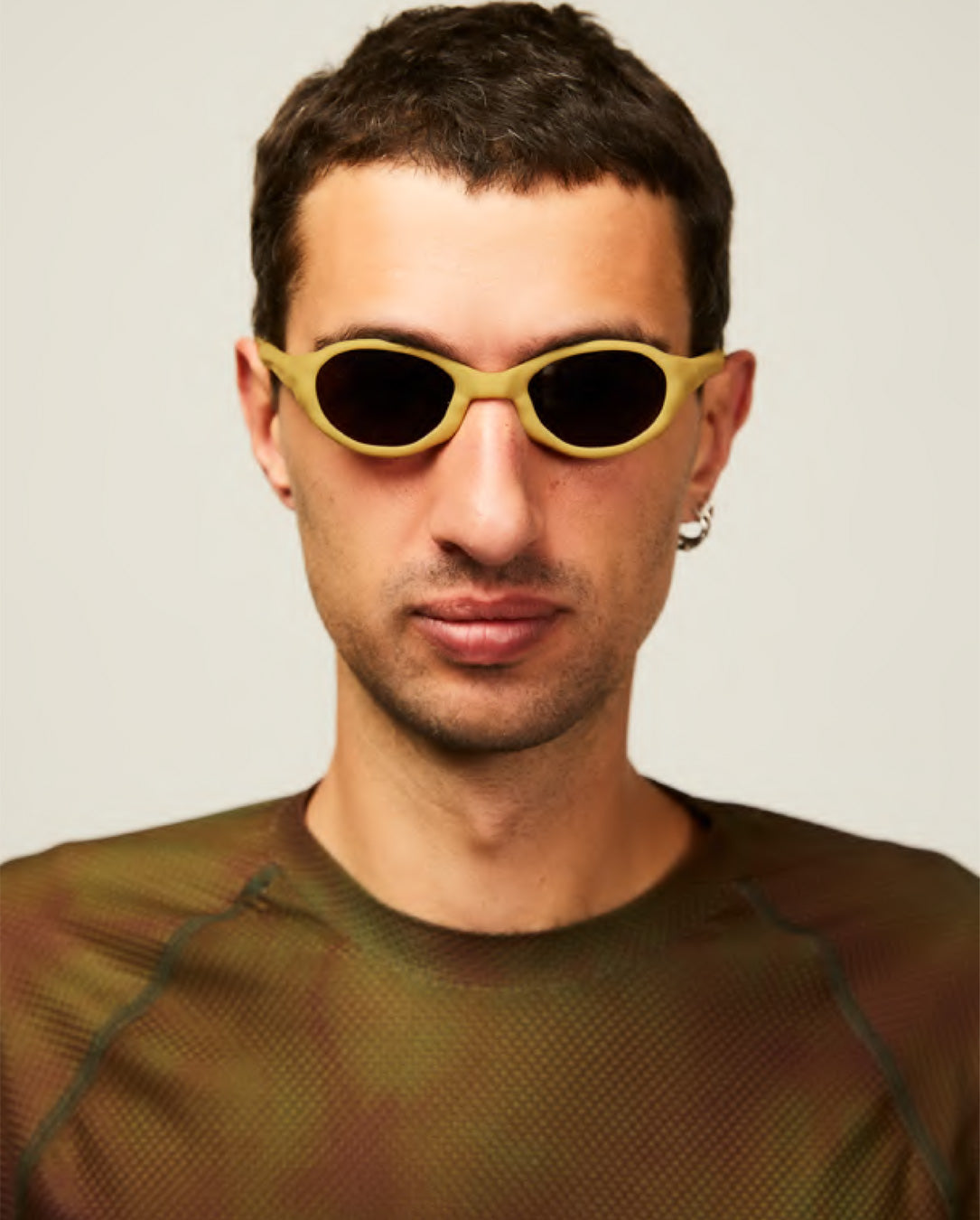 Wormholes Sunglasses mustard yellow