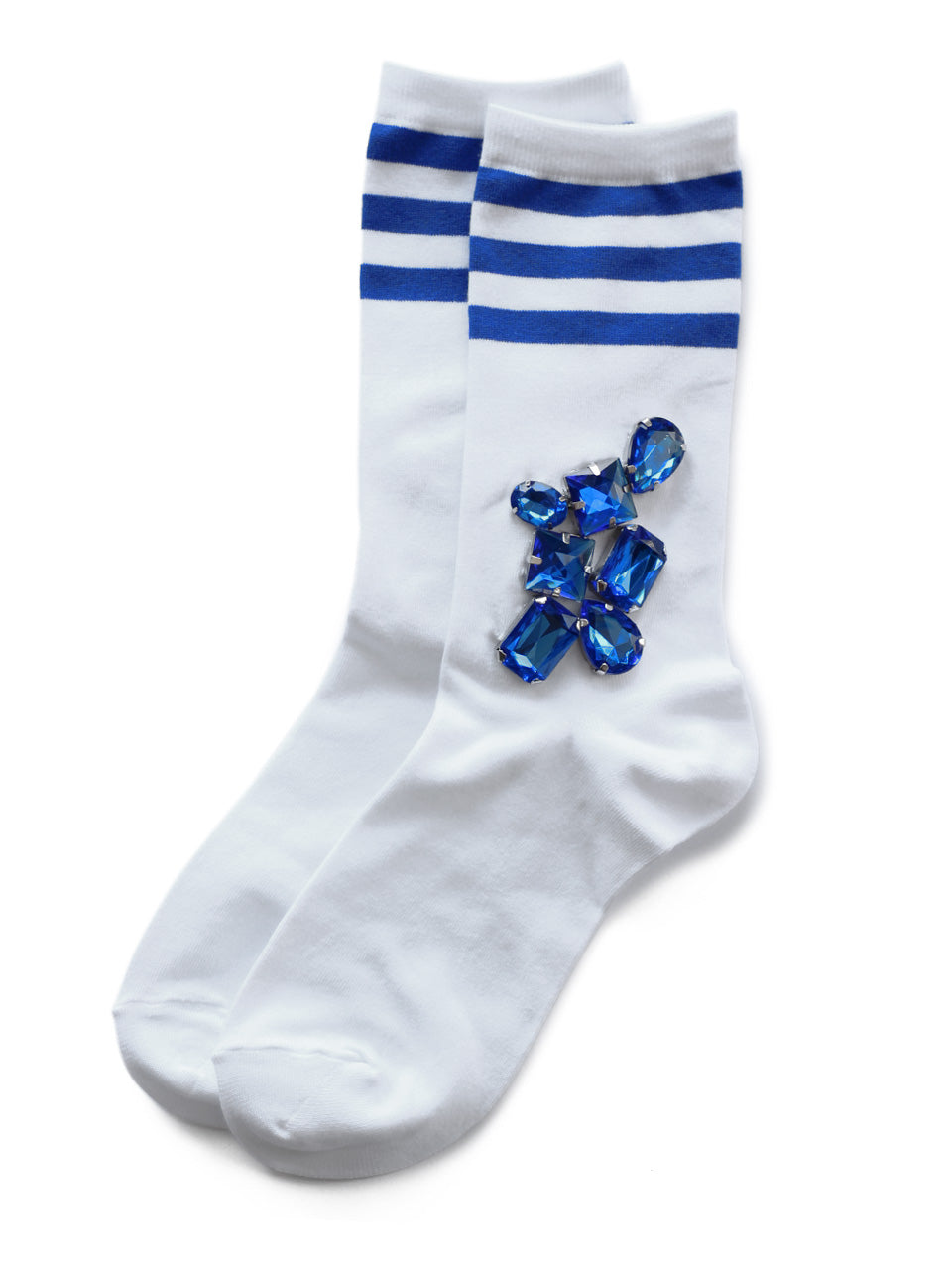 Bijoux Line Socks (blue)