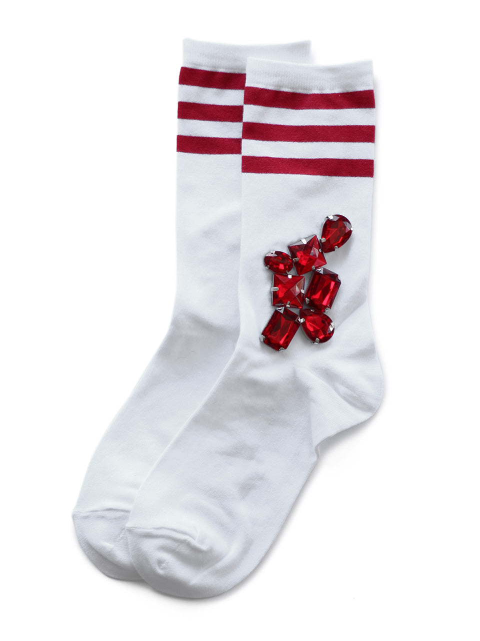 Bijoux Line Socks (red)