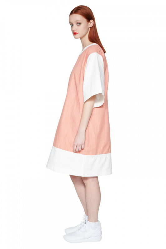 Gaze Oversize Dress (pink/shell)