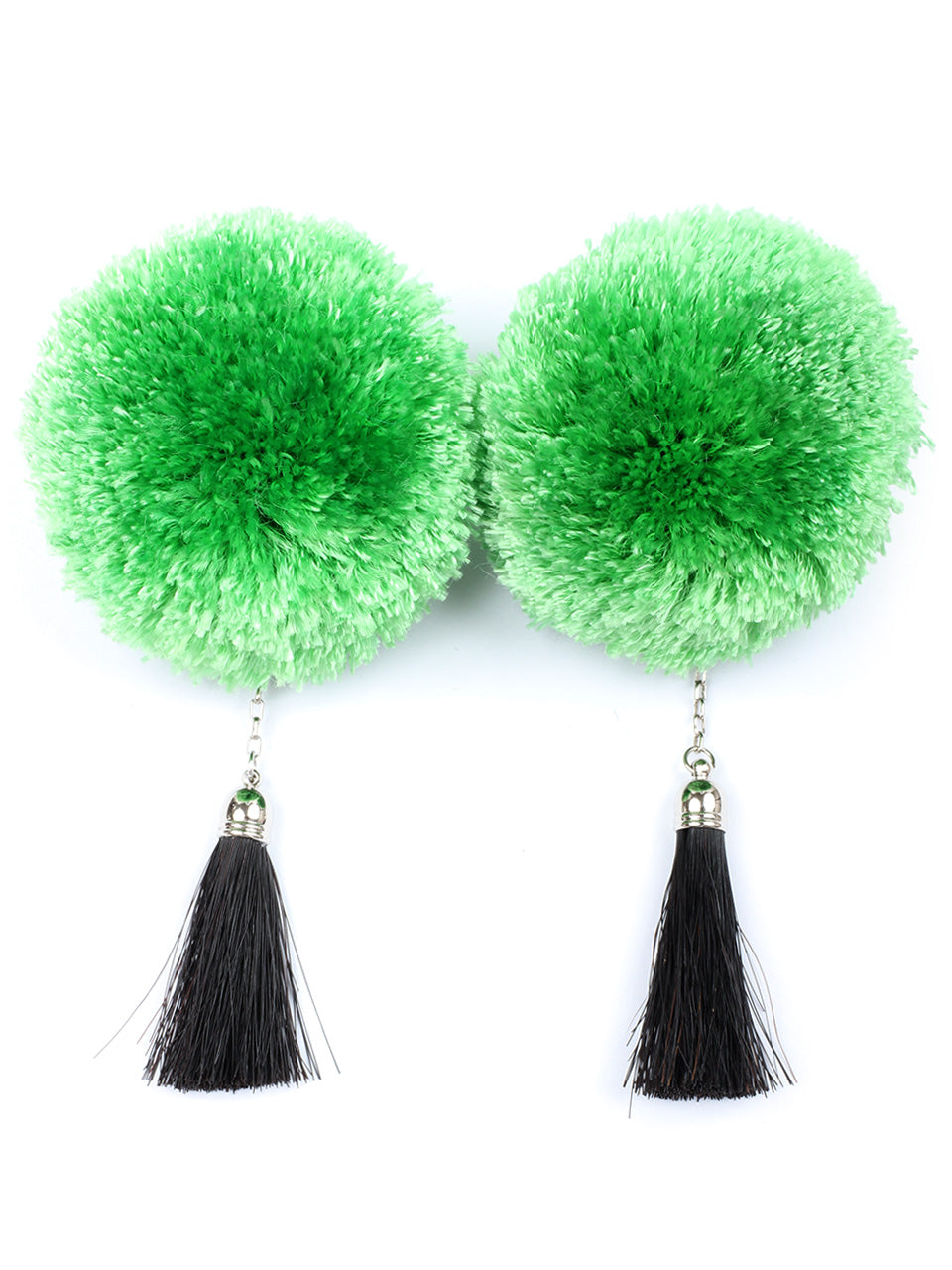 Motif Earrings (light green)