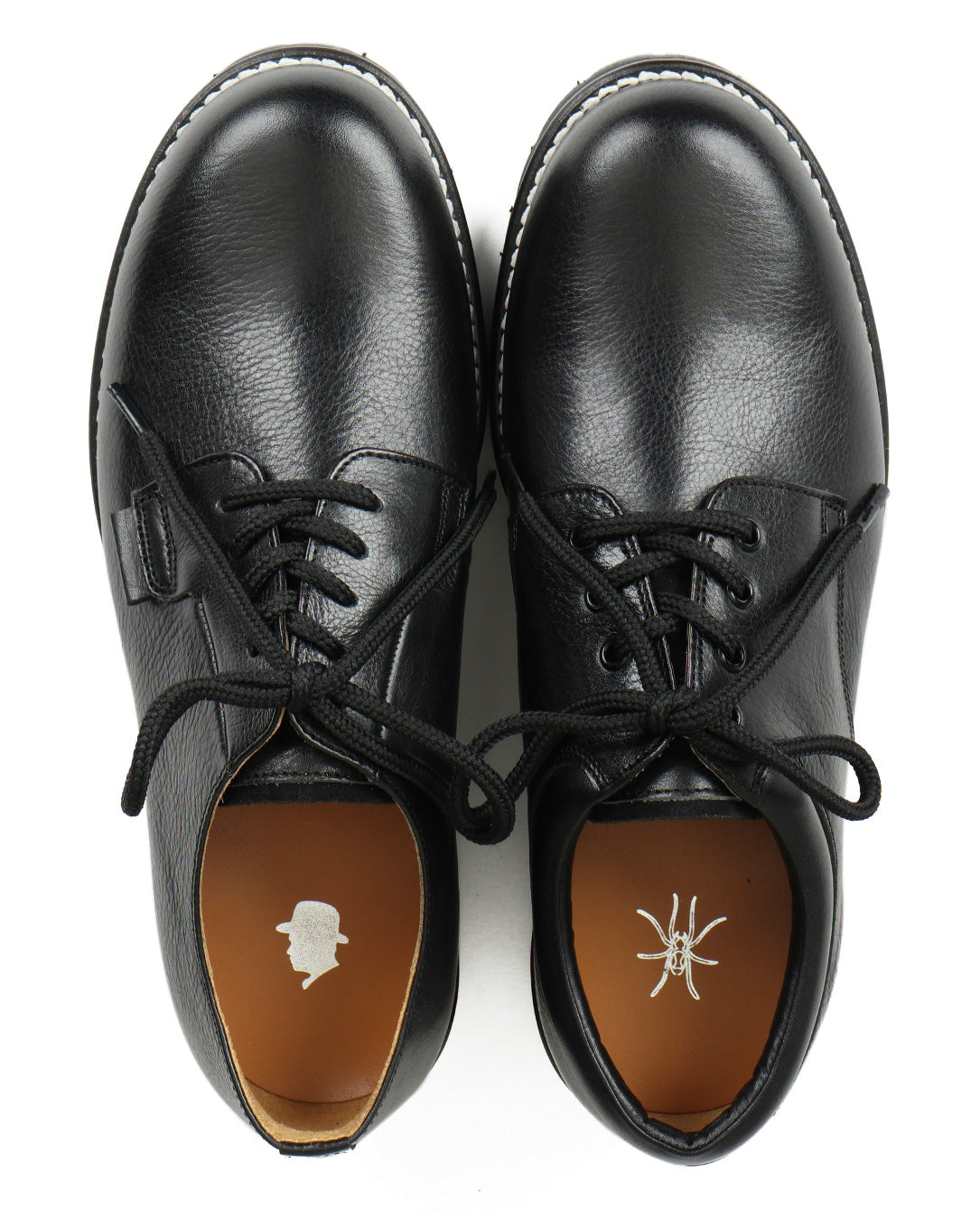 Asymmetric Postman Shoes black