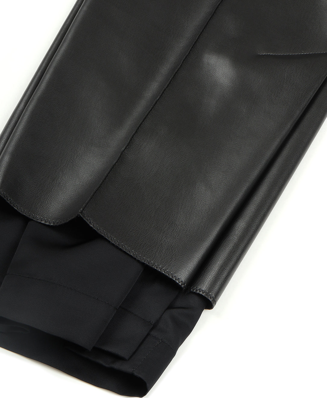 Fake Leather Pants black