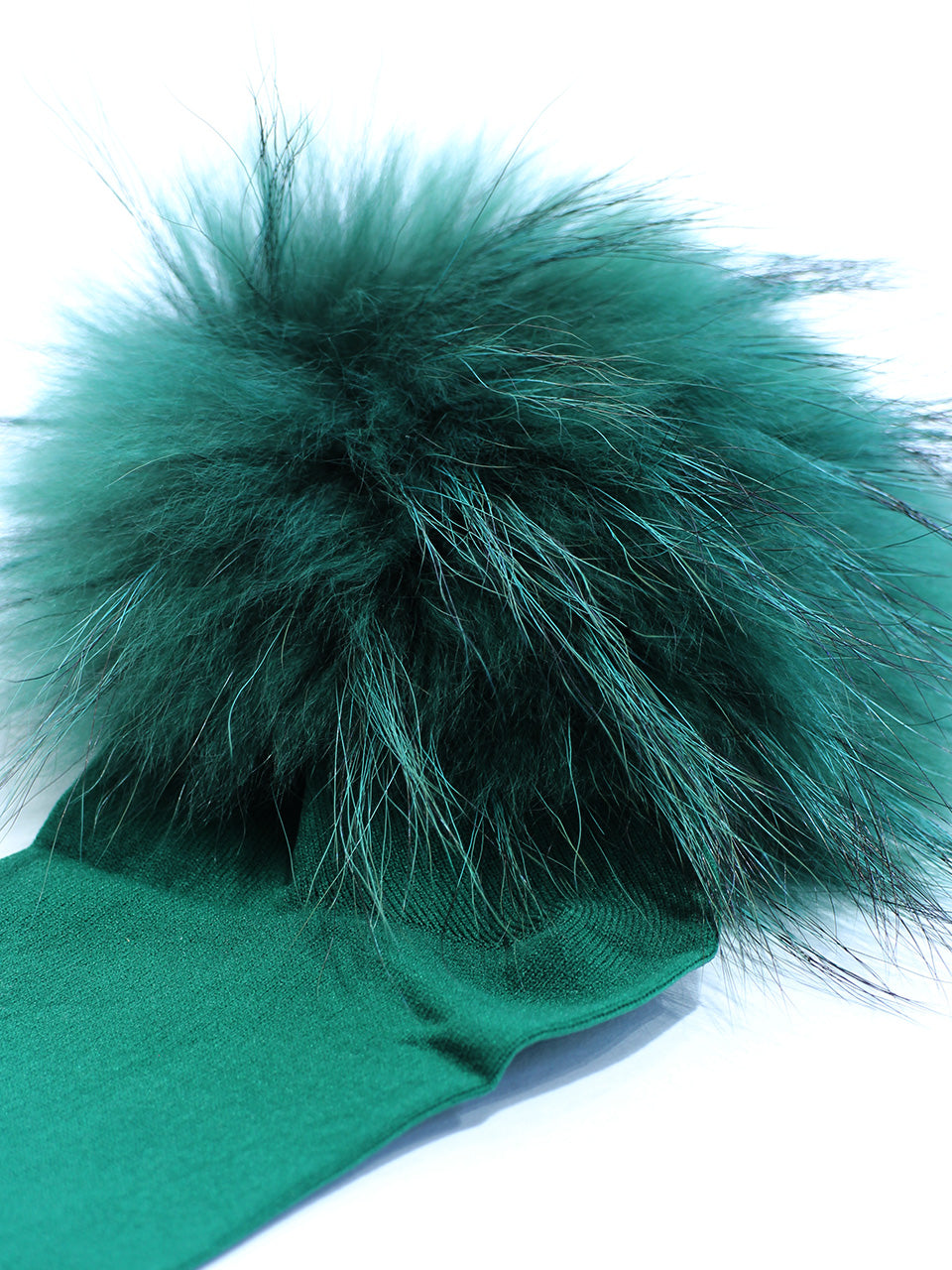 Raccon Fur Socks (green) – LOVE nagoya