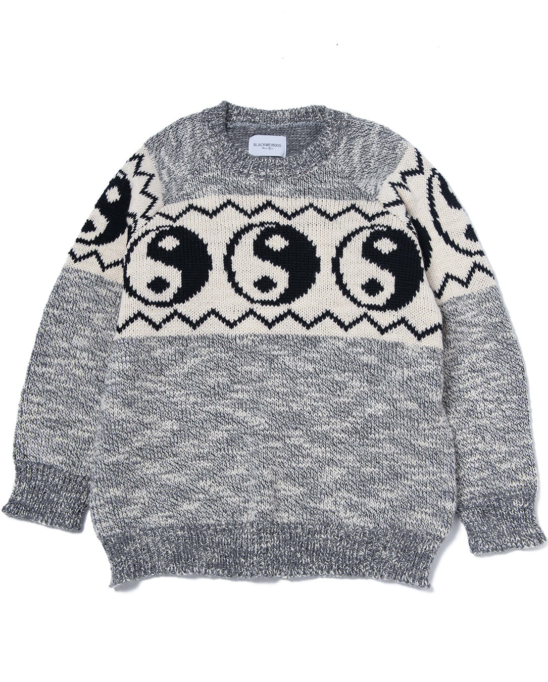 Yin-Yang Sweater grey