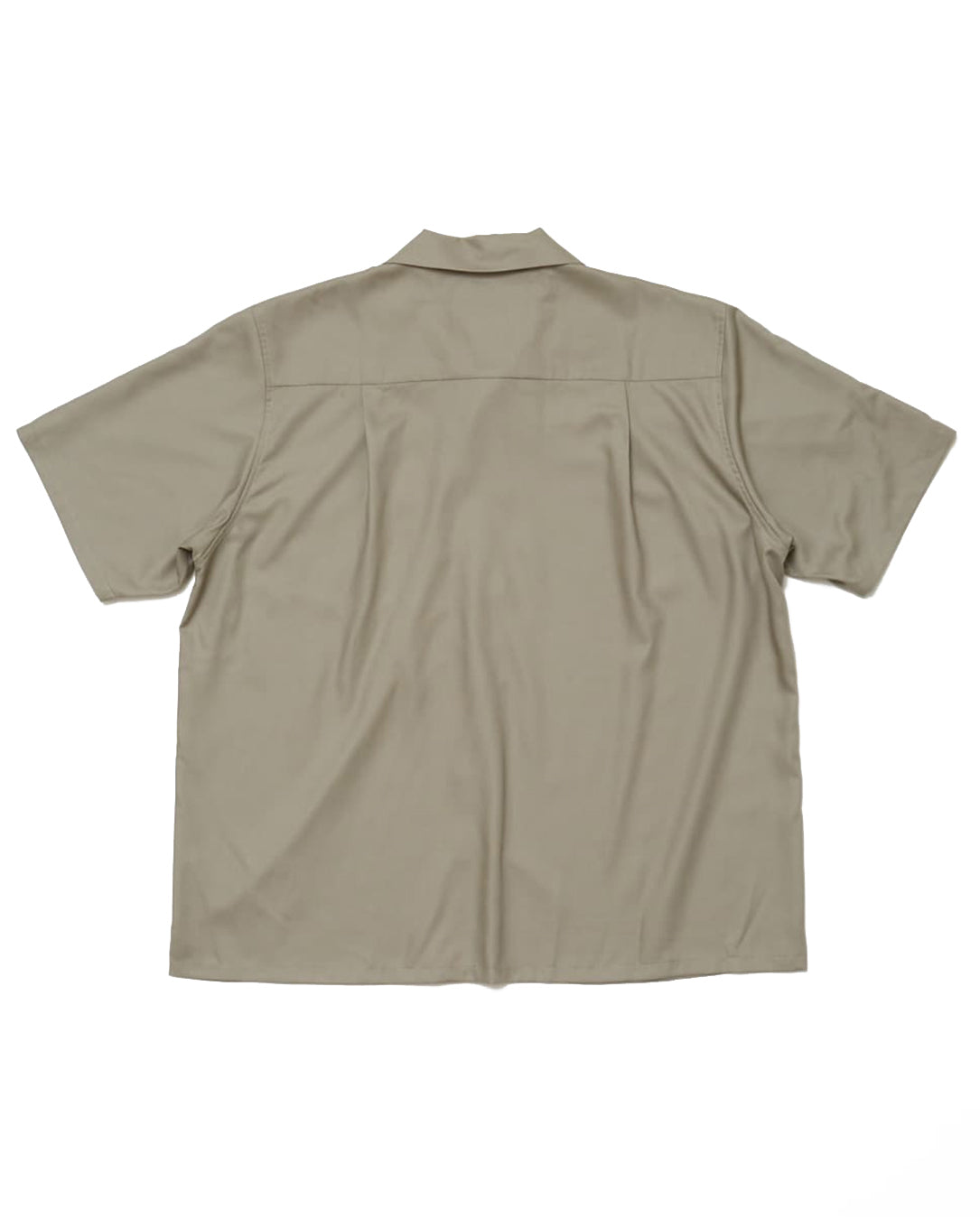 Polyester twill SS Shirt grey