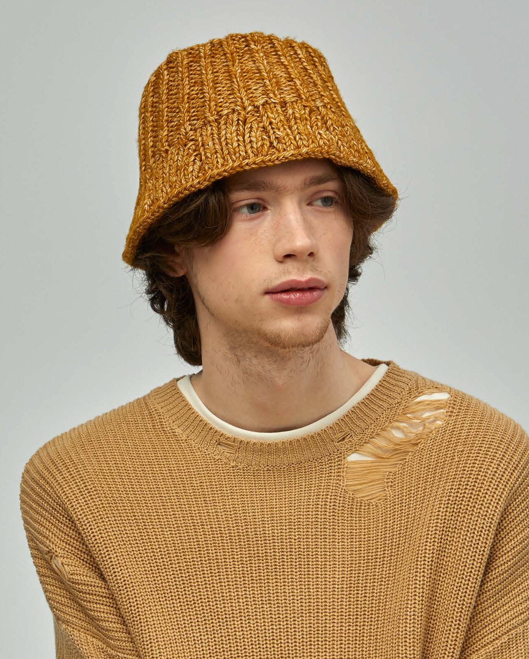 t'1562 Knit Hat mustard