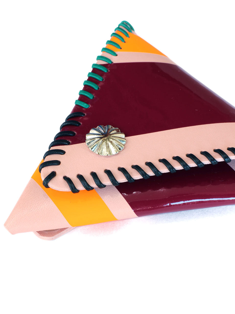Metal Leather Wallet 4 (light pink)